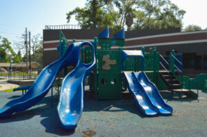 Another view of Kidz Kove Discovery Park playground equipment