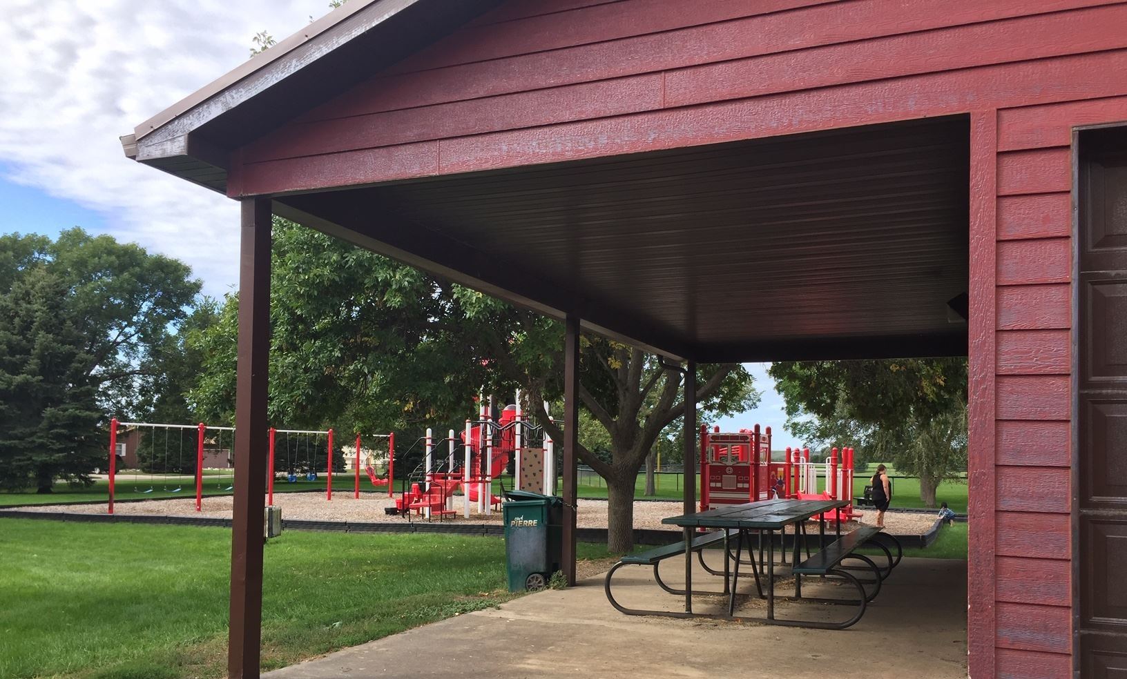Picnic shelter at LaBarge Park
