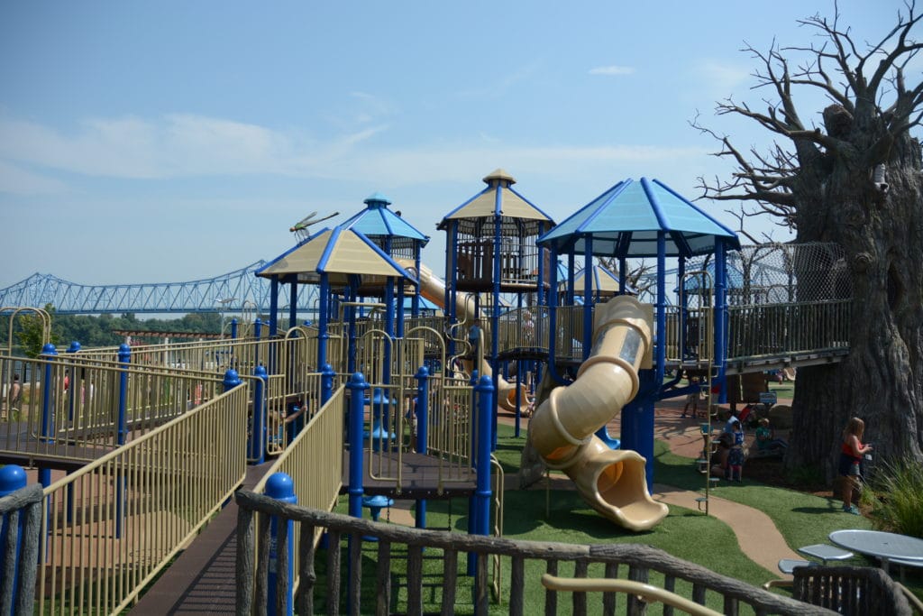 Play structure at Lazy Dayz Children's Playground