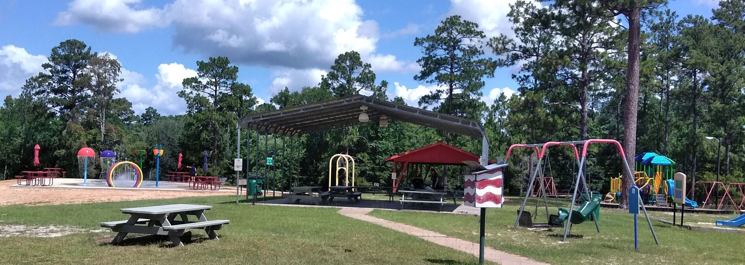 Municipal Park playground at Leesville