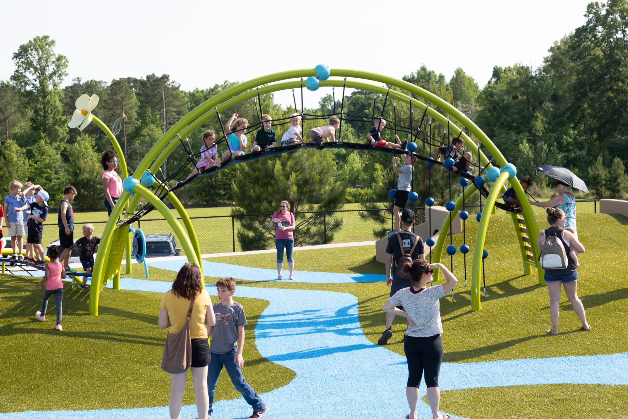 Playhouse area at Leo's Landing