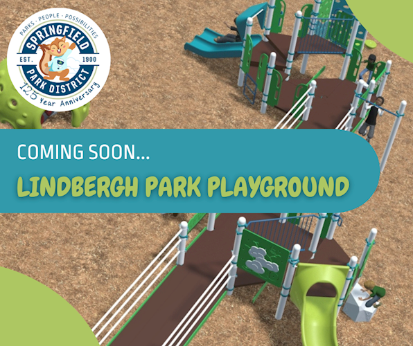 Rendering for the inclusive playground coming to Lindbergh Park in Springfield