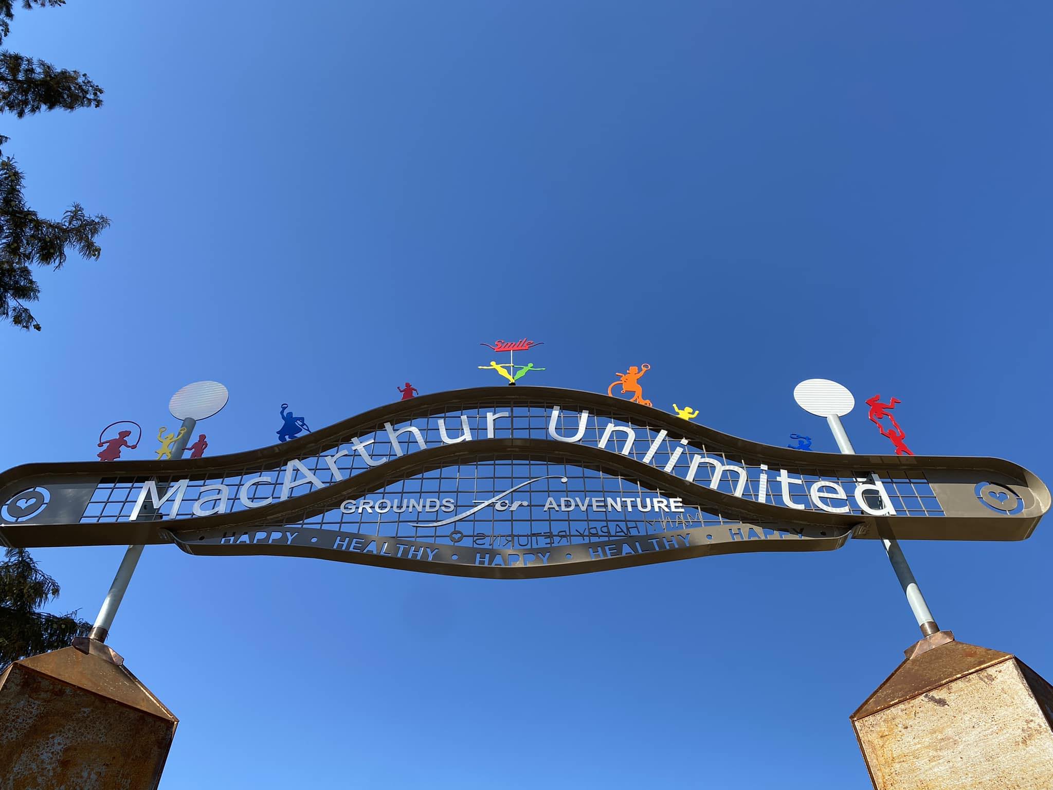 Playground equipment at MacArthur Unlimited Playground