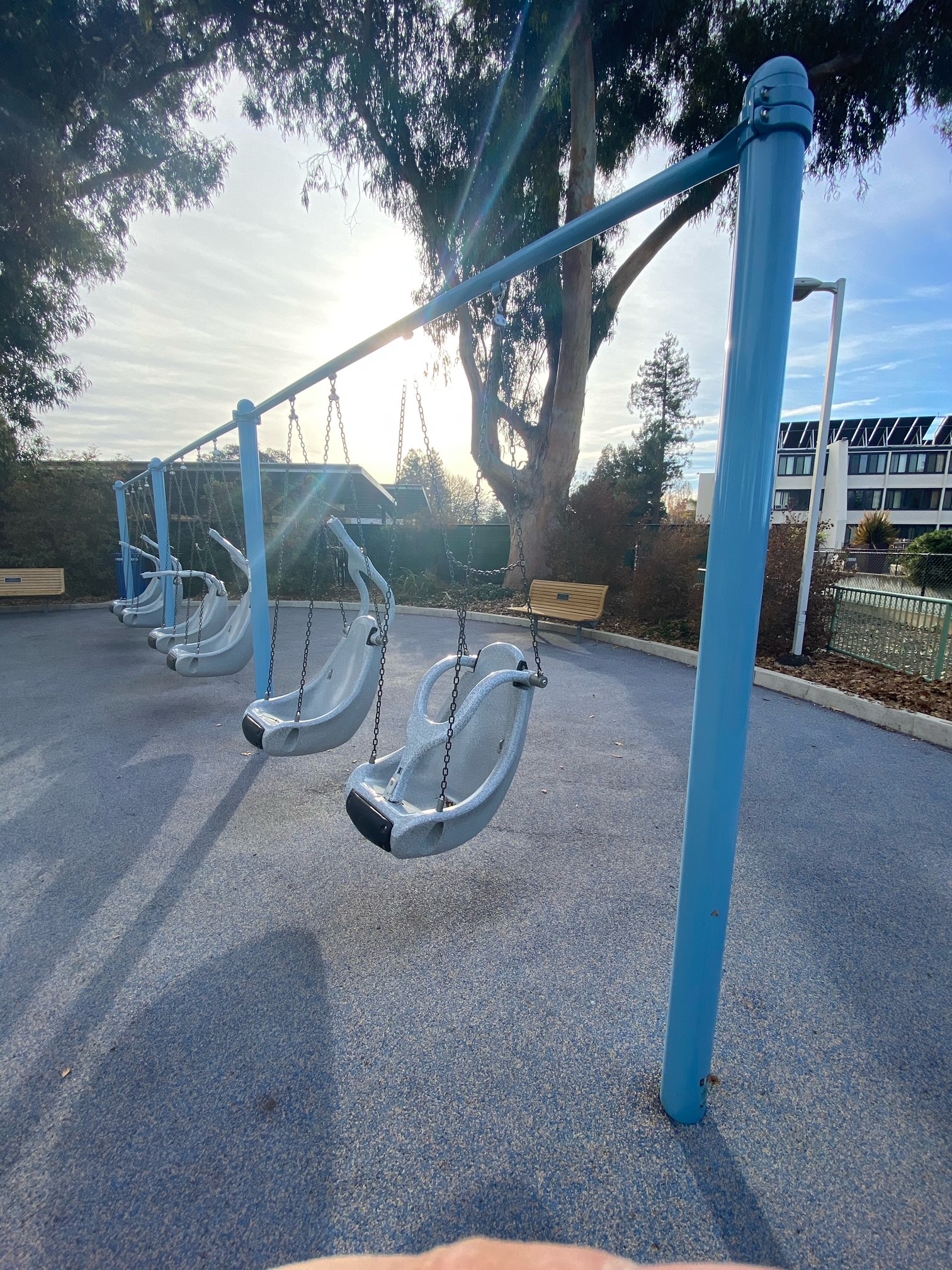 Accessible playground features at Magical Bridge Playground