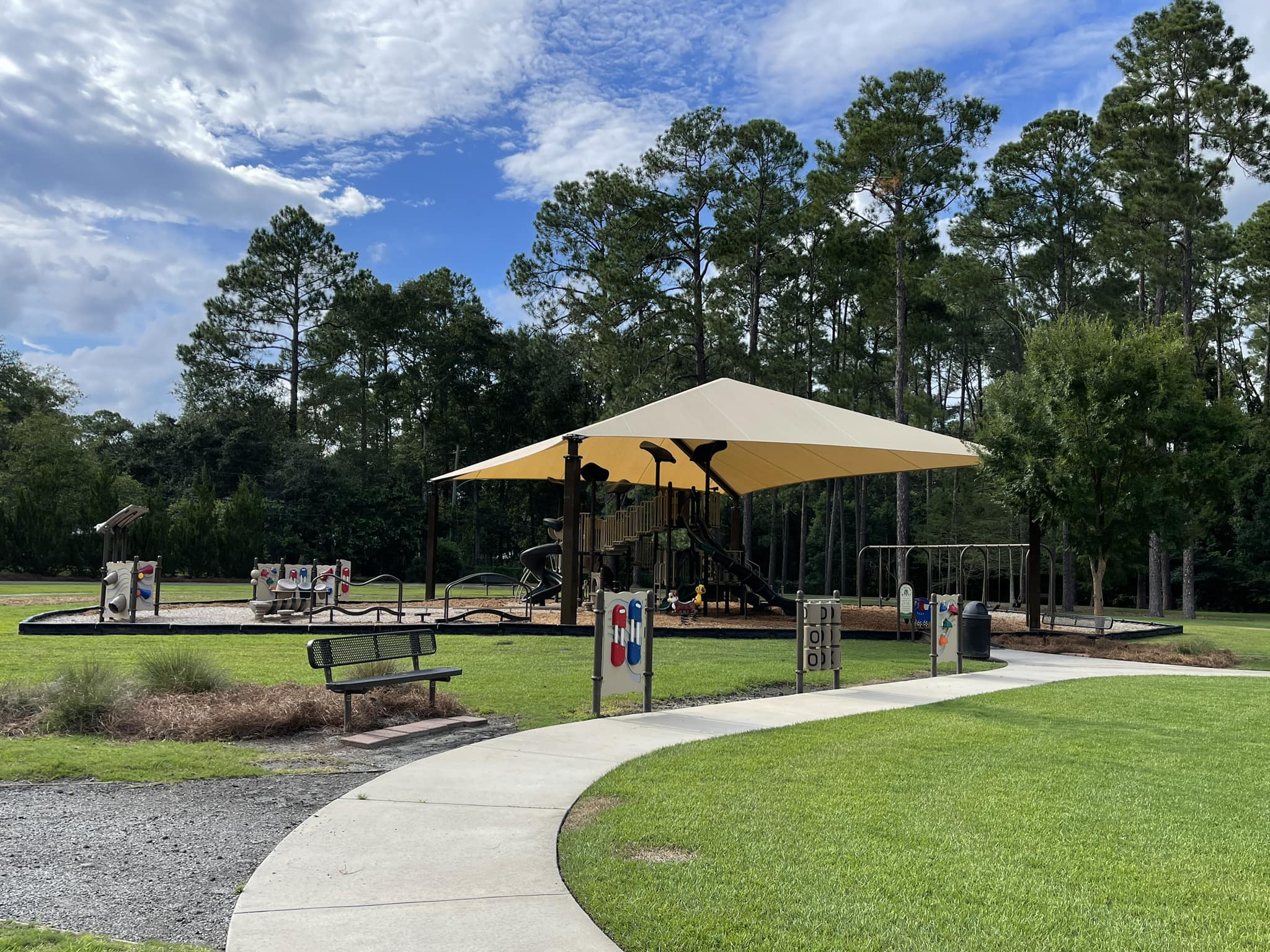 Playground area at Main Street Park in Moultrie