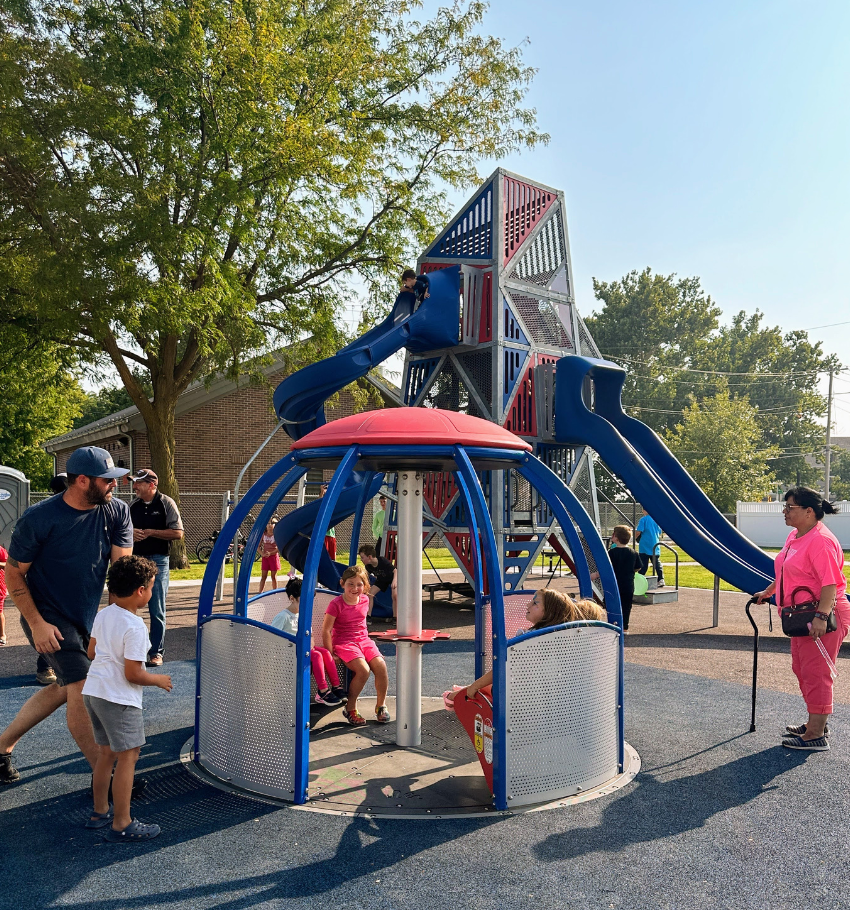 Playground area at Manawa City Park