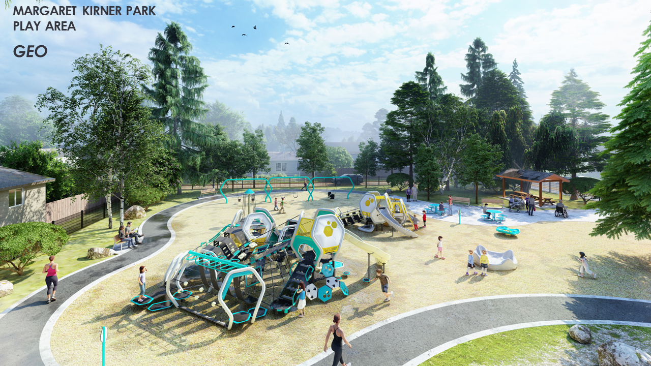 Concept A rendering for Margaret Kirner Park