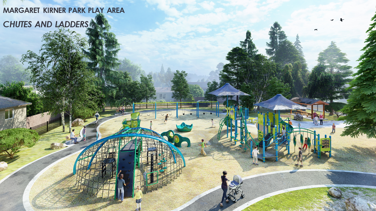 Concept B rendering for Margaret Kirner Park