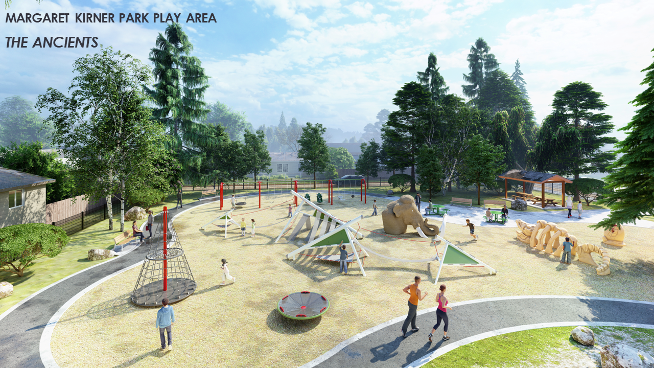 Concept C rendering for Margaret Kirner Park