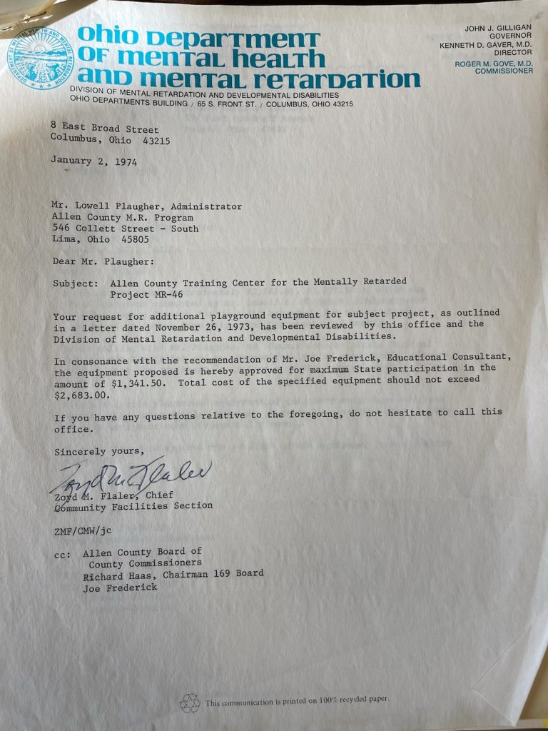 Supporting image from Marimor Legacy Park dedication page