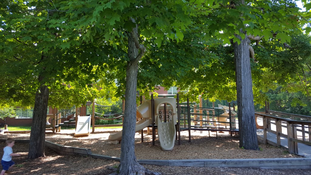 Additional play area at Marion Cross School playground