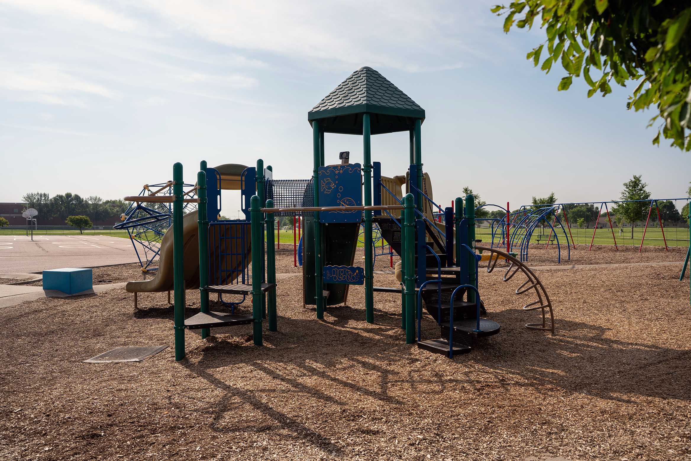Second playground view at Memorial Park