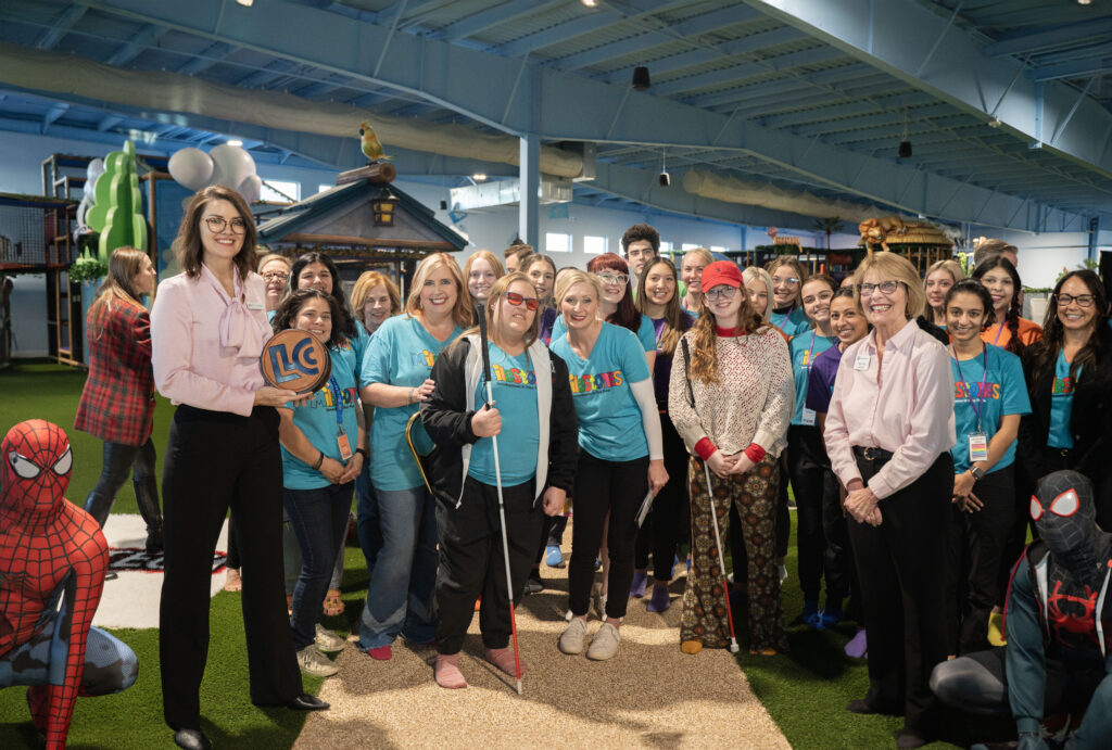 Opening day photo inside Milestones Park