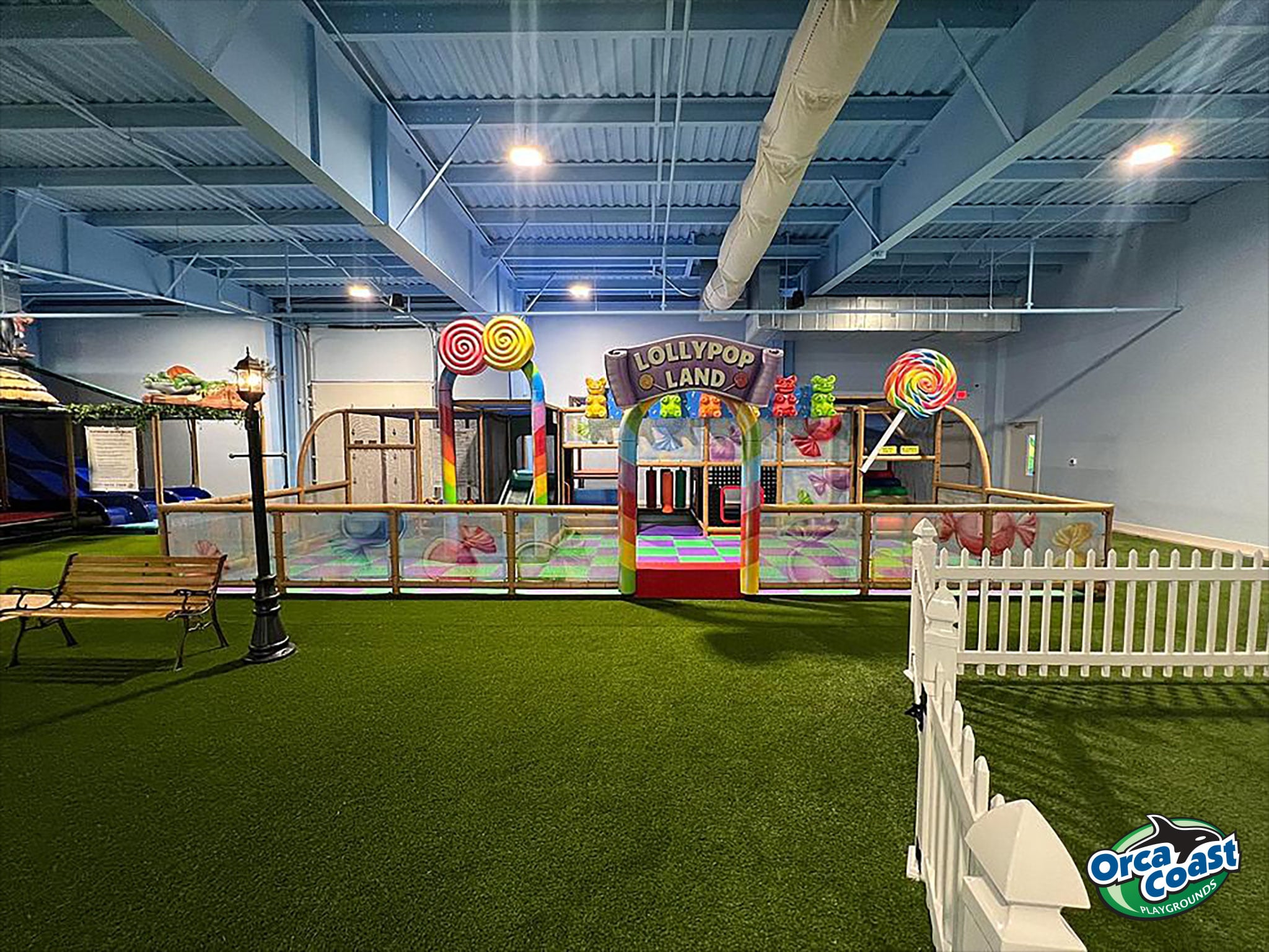 Indoor inclusive play environment at Milestones Park