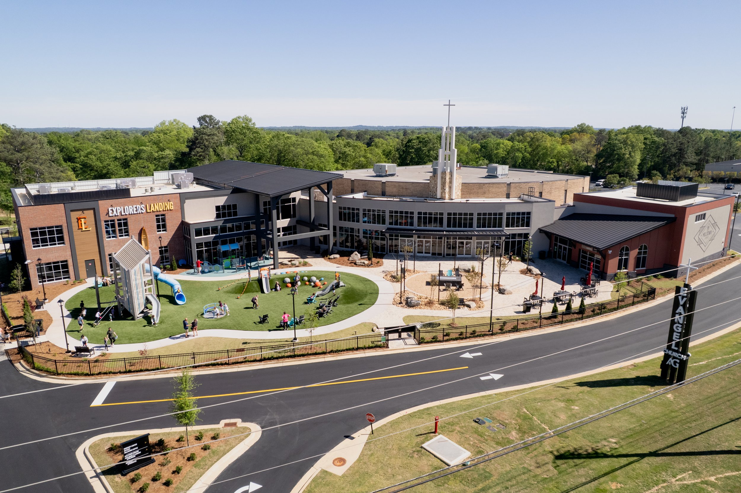 Milltown Square main park area in Columbus