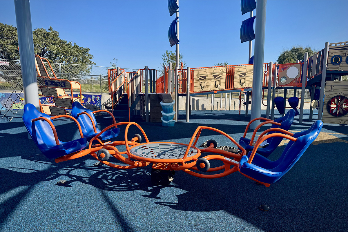 Accessible ride element at Mitchell's Landing