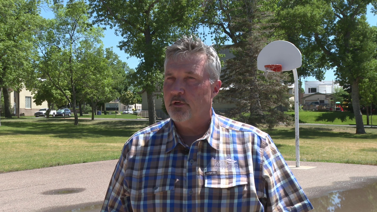 Morony Park playground site during project reporting