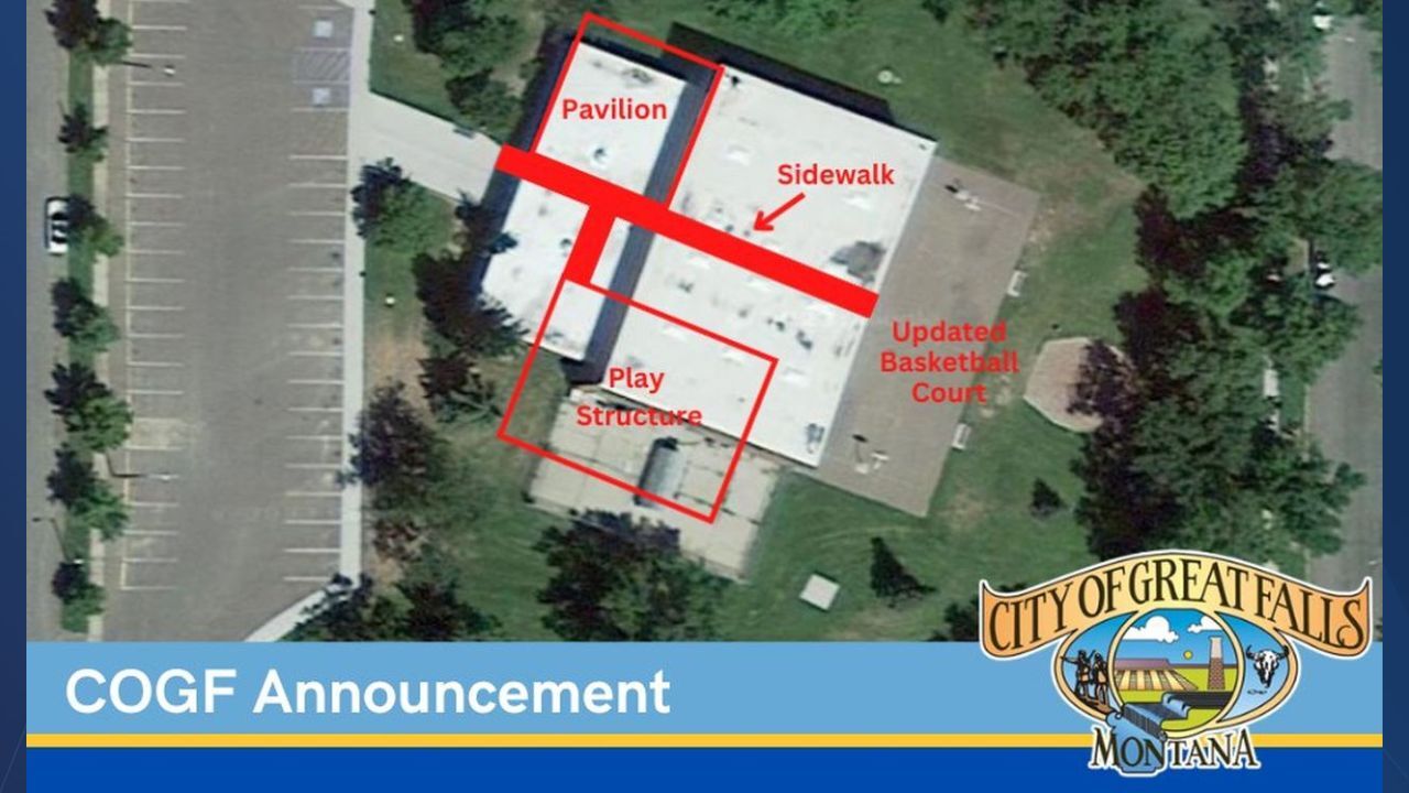 Morony Park grounds in Great Falls