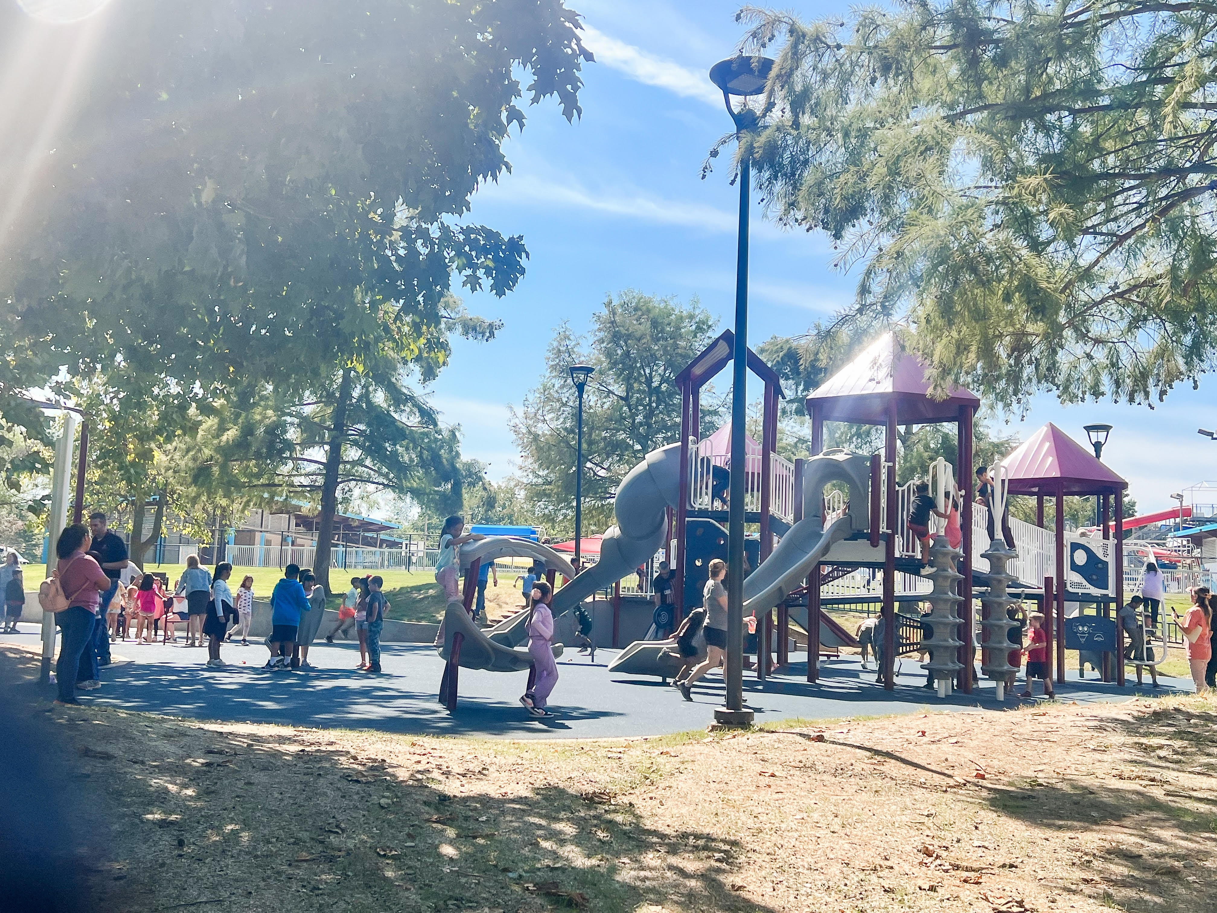 Murphy Park playground equipment in Springdale