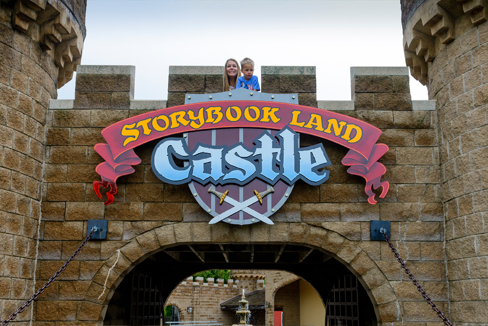 Storybook Land path and play area in Aberdeen