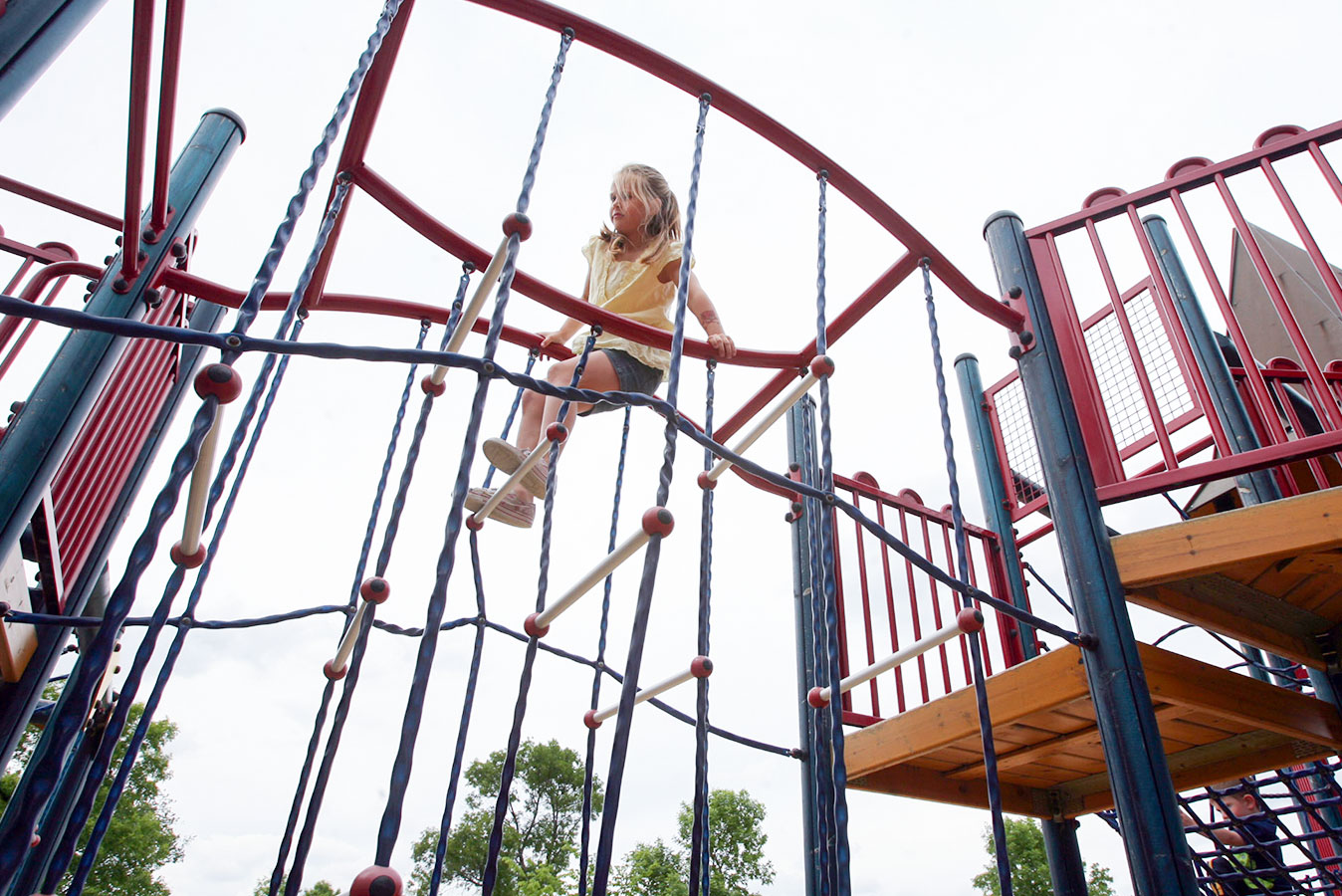 Playground area at Wylie Park in Aberdeen
