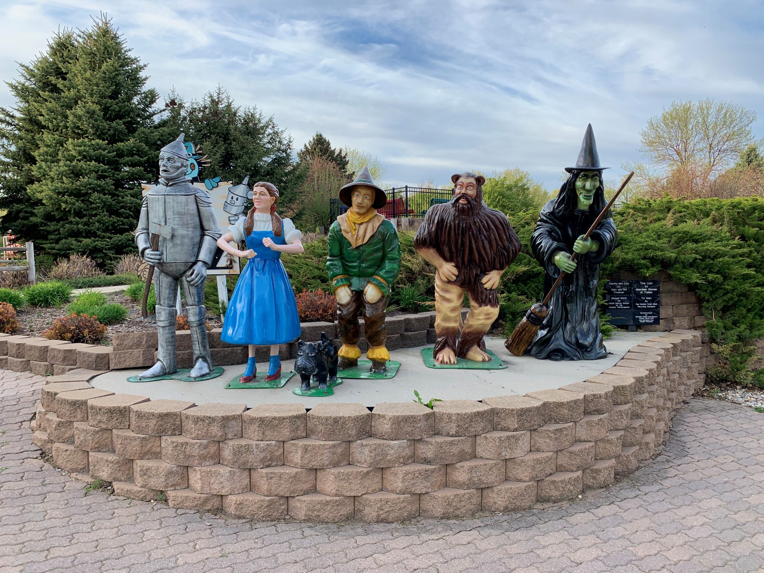Storybook Land entrance scene in Aberdeen
