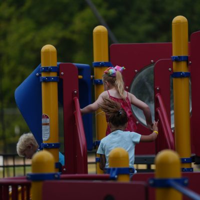 Another angle of the ND State Fairgrounds inclusive playground
