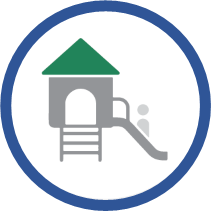 Nisswa City Park playground concept graphic