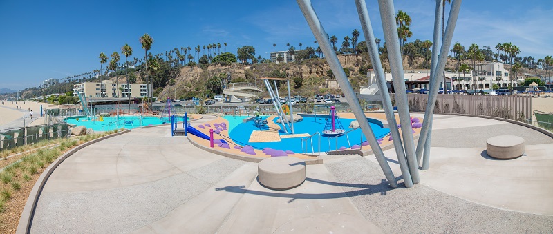 Accessible play area at North Beach Playground