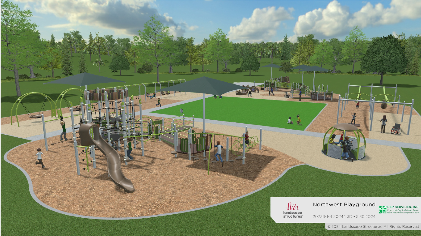 Northwest Recreation Complex Inclusive Playground