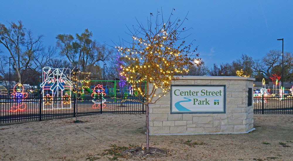 Inclusive playground equipment in Salina