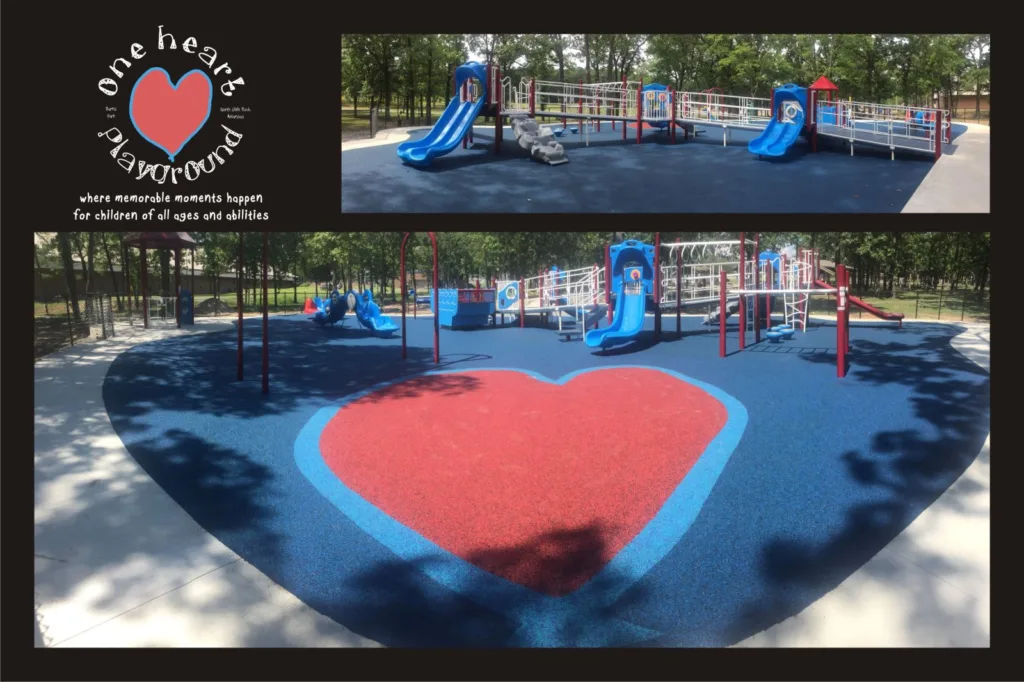 One Heart Playground in Burns Park