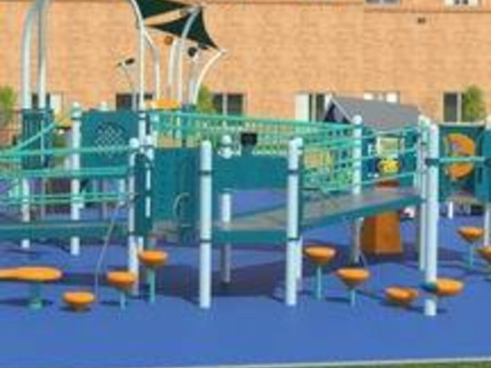 Community view of Palmer Family Park grounds