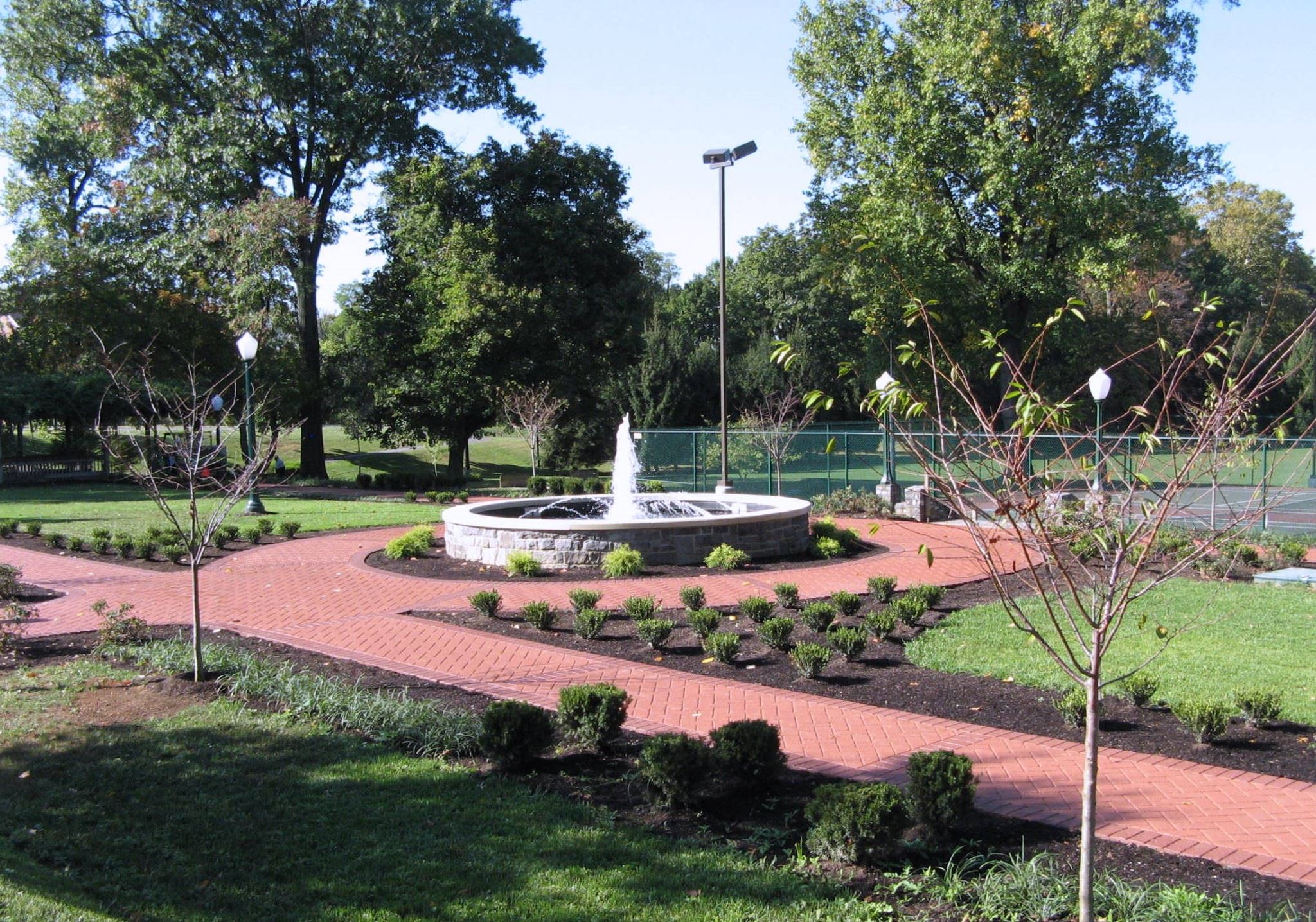 Fountain at Pangborn Park