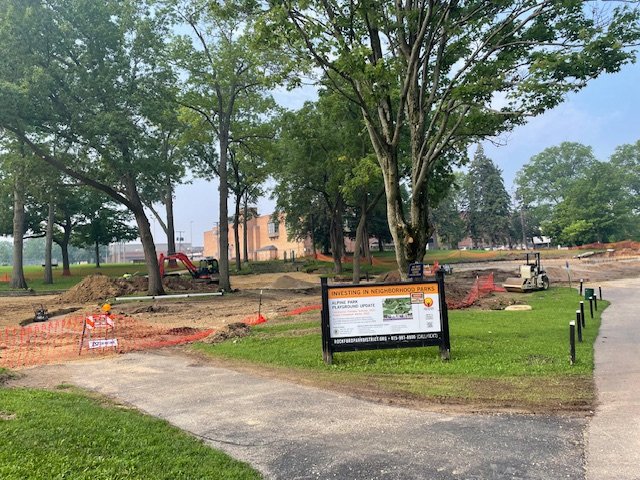 Paulyground construction progress at Alpine Park