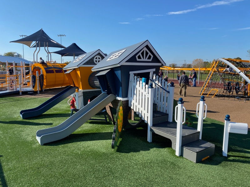 Toddler play area at Perrysburg Inclusive Playground