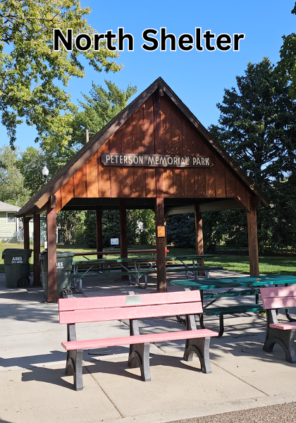 Shelter area at Peterson Park