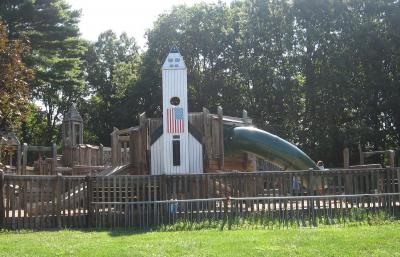 View of Planet Playground from the parking lot