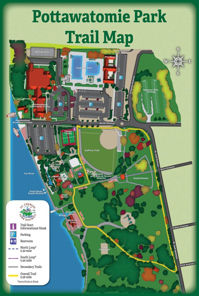 Map and trail image for Pottawatomie Park