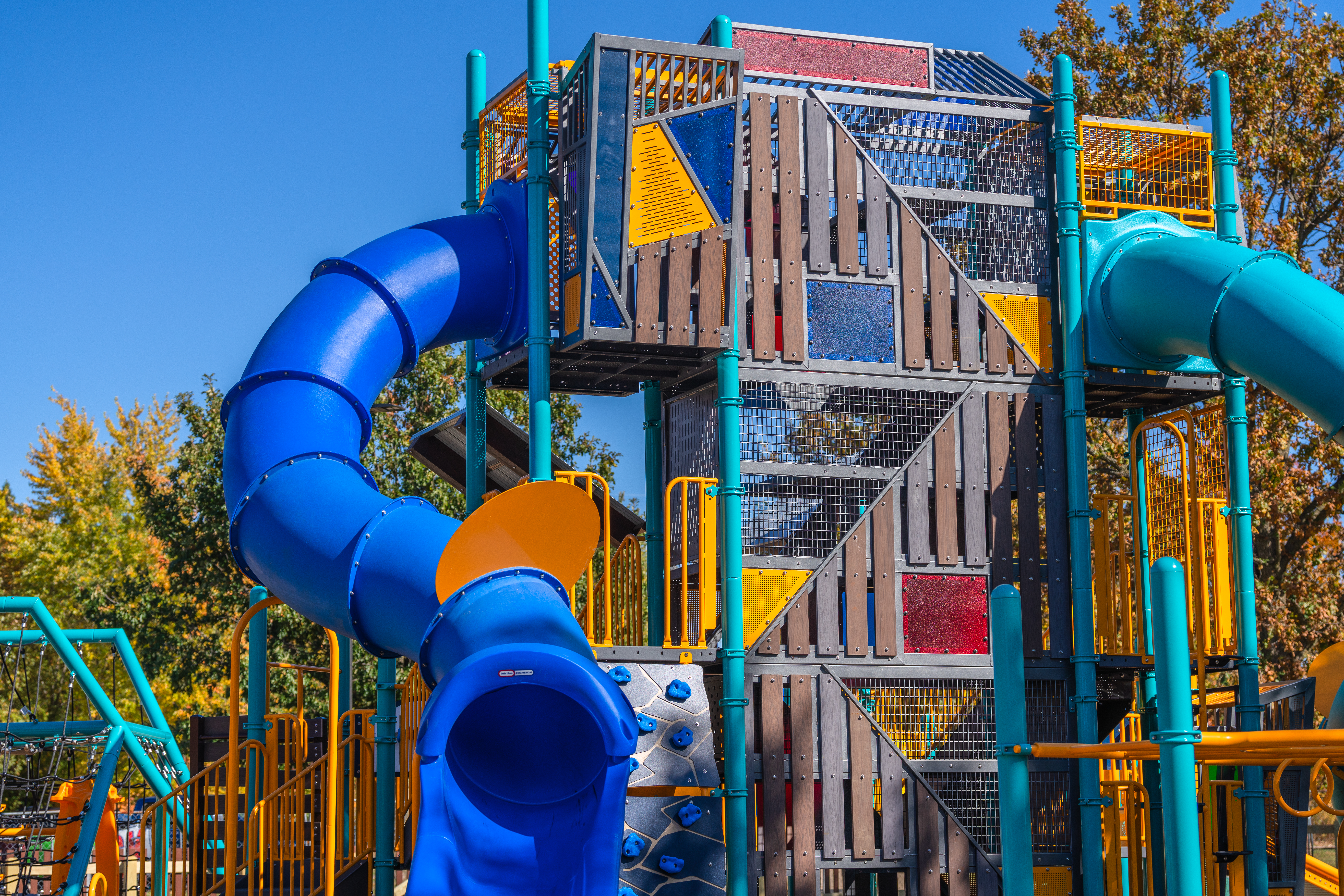 New PrairiePlay playground after opening