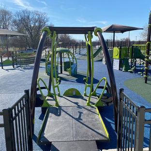 No-transfer wheelchair swing at Carter Park