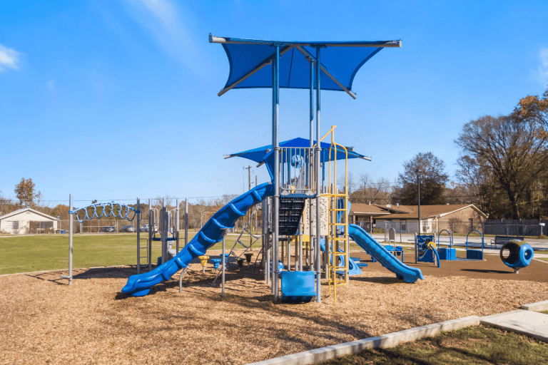 Inclusive play equipment at Richardson Park