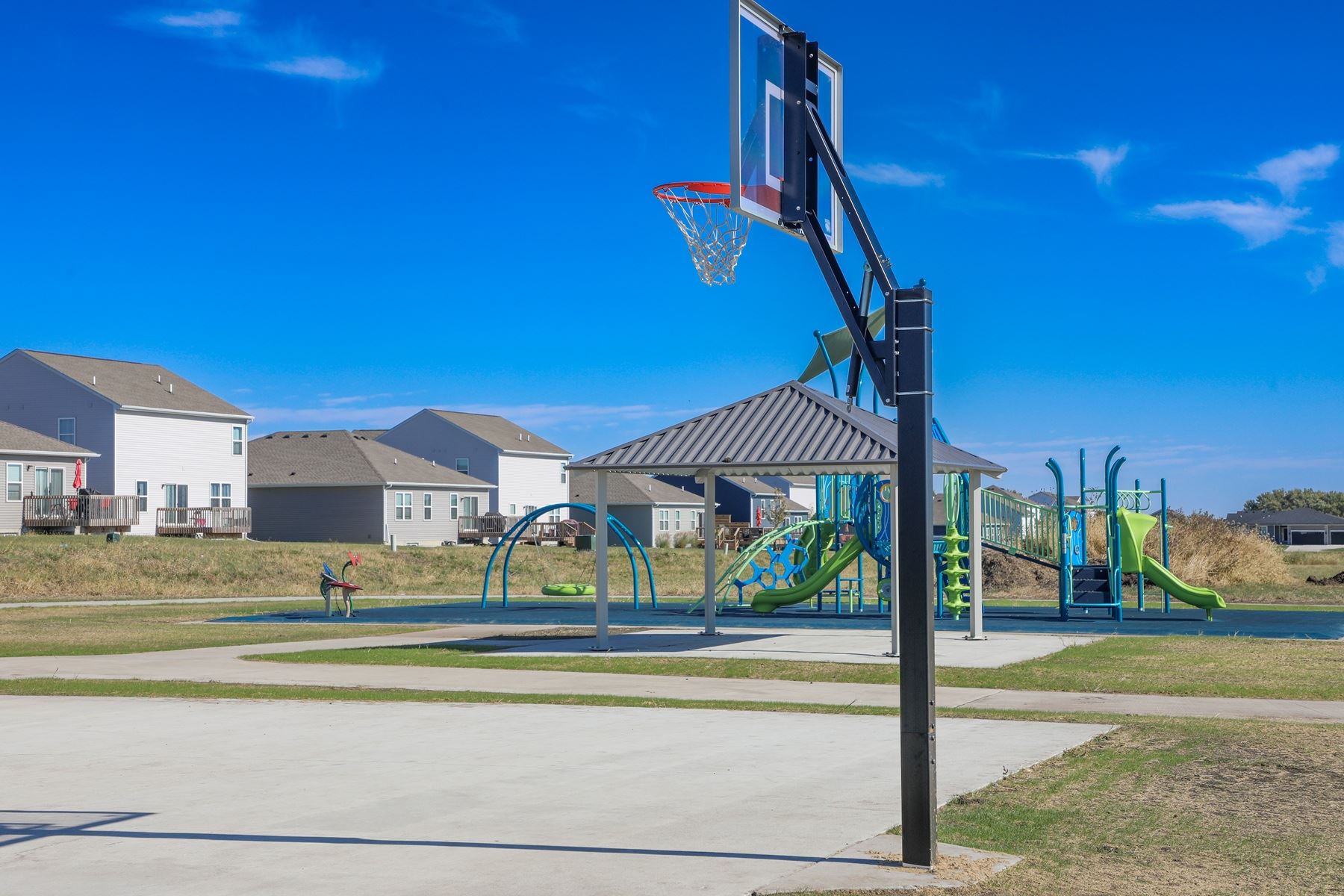 Another view of the playground at Ridgedale Heights Park