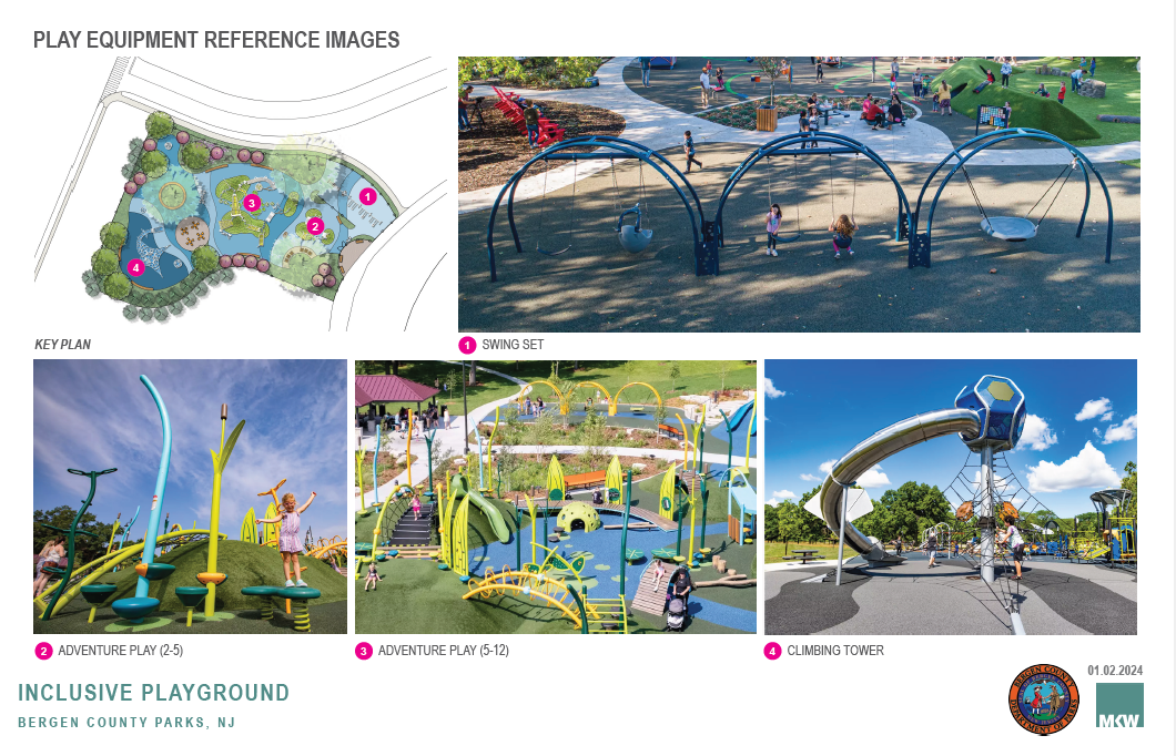 Saddle River County Park – Otto C. Pehle Area Completely Inclusive Playground