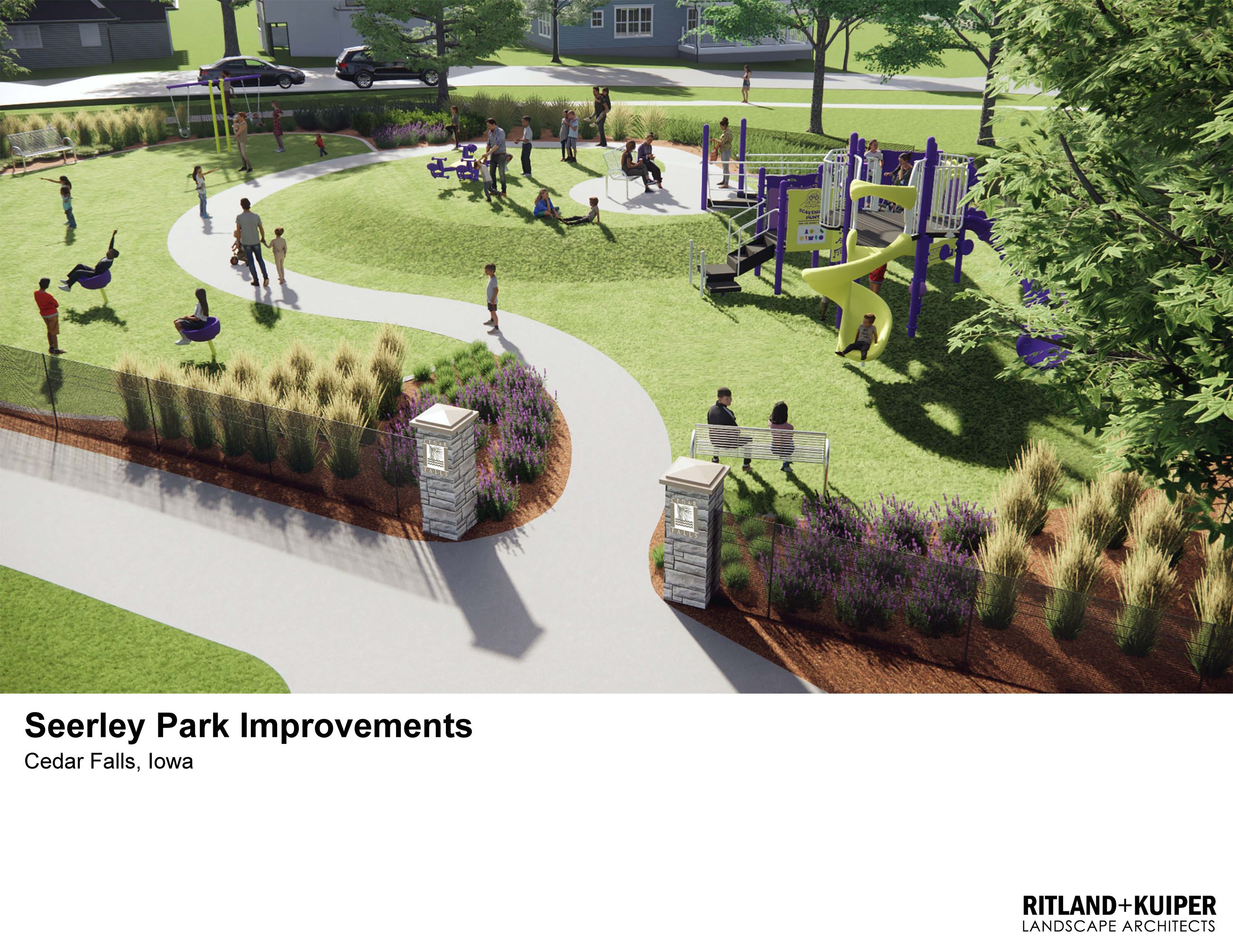 Seerley Park playground rendering
