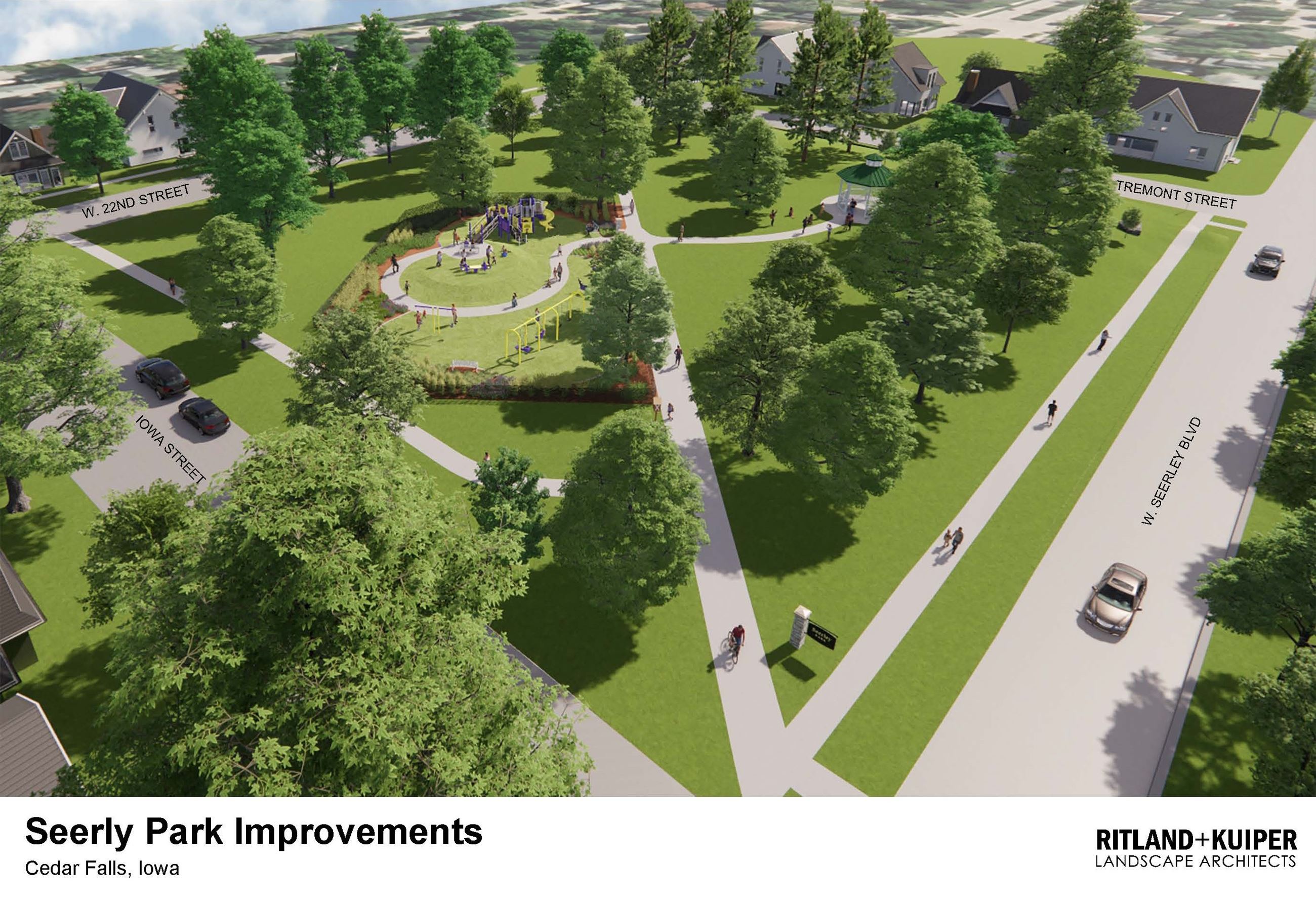 Additional Seerley Park renovation rendering