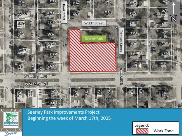 Seerley Park improvements project graphic