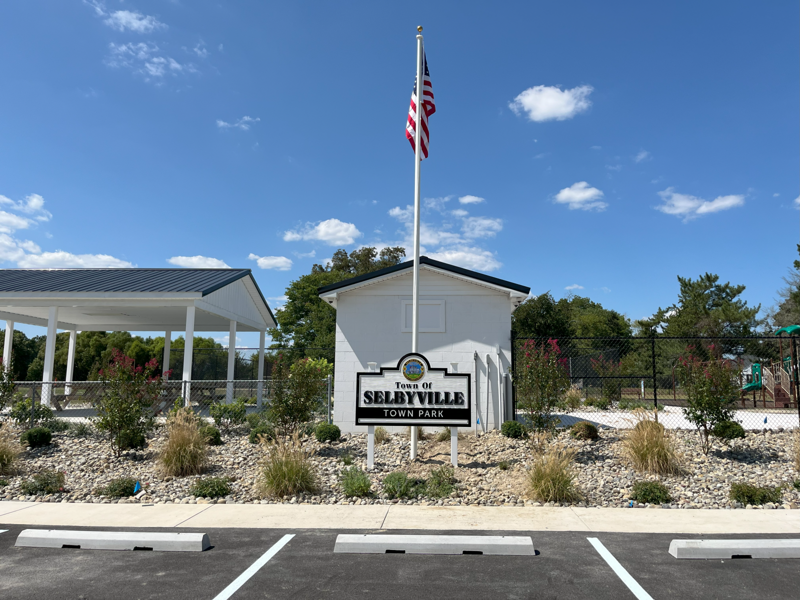 Additional playground feature at Selbyville Town Park