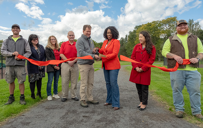 Opening celebration at Shadow Pines recreation area in Penfield