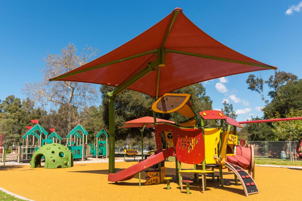 Main view of Shane's Inspiration playground in Griffith Park